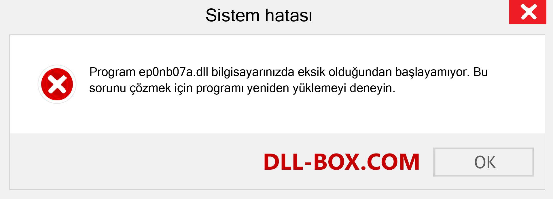 ep0nb07a.dll dosyası eksik mi? Windows 7, 8, 10 için İndirin - Windows'ta ep0nb07a dll Eksik Hatasını Düzeltin, fotoğraflar, resimler